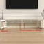 Solid wood TV stand coffee table minimal