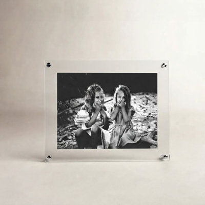 Acrylic Bevel Tabletop Float Frames