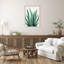 «Desert Agave Cactus» par Kristian Gallagher, impression sur bois encadrée-112833562