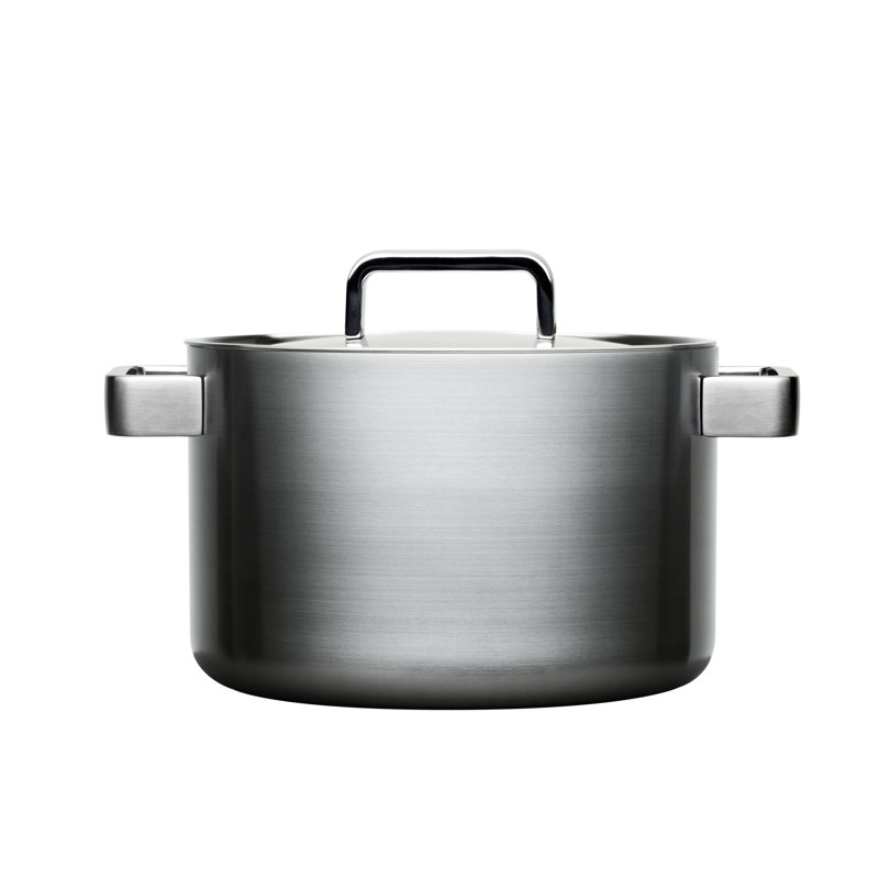 Iittala Stainless Steel Round Casserole with Lid, 5-qt.