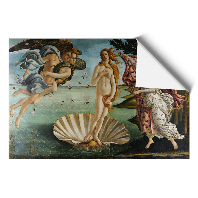 Birth Of Venus by Sandro Botticelli - No Frame Painting, 42cm H x 59cm W x 0.1cm D