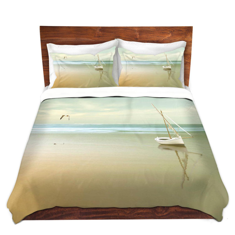 Ensembles de housses de couette DiaNoche en microfibre par Carlos Casamayor - Soft Sunrise On the Beach I
