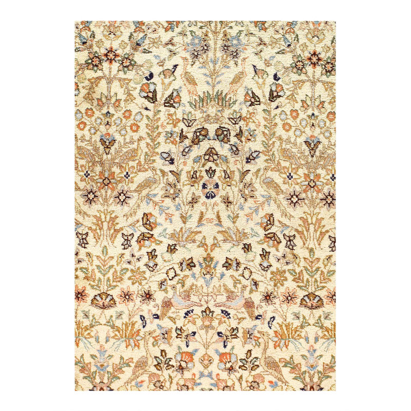 Oriental Area Rug in Ivory