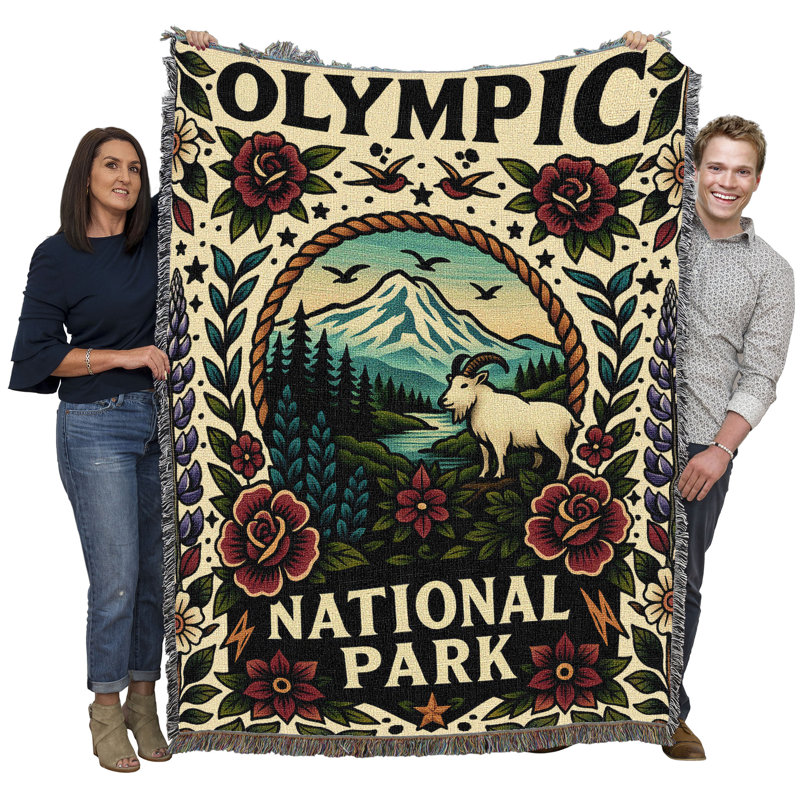Jeté en coton Pure Country Weavers, Se tenir debout et s'agenouiller