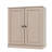 Palace Imports 100% Solid Wood Short Bookcase with Doors, Adjustable Shelves, Modular Storage Bookshelf, 32" W x 35.75" H-112543089