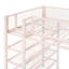 Lit mezzanine en métal avec tablettes à 4 niveaux et rangement, lit plateforme, cadre de lit-1727048216-1727048217