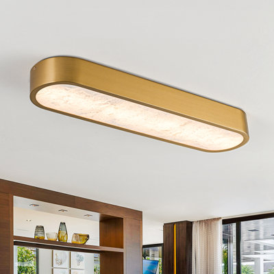 1 - Light Alabaster Led Flush Mount