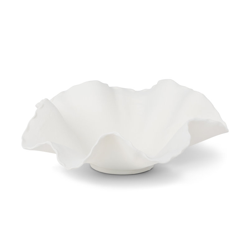 Bloom Bowl, Large, Earth Brown, Large, Matte White