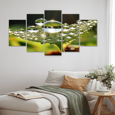 Cassady - Leaves Wall Art Canvas 5 Piece