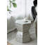 Table de bout hexagonale, table d'appoint d'appoint