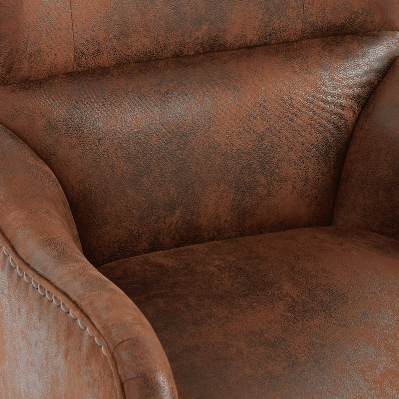 Adetola 27" Wide Polyester Wingback Chair