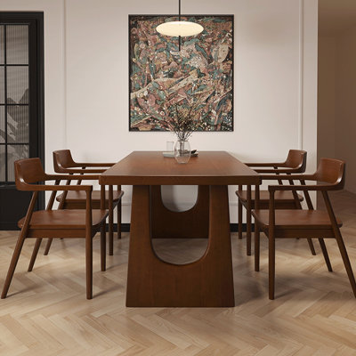 Combinaison table et chaises rectangulaire