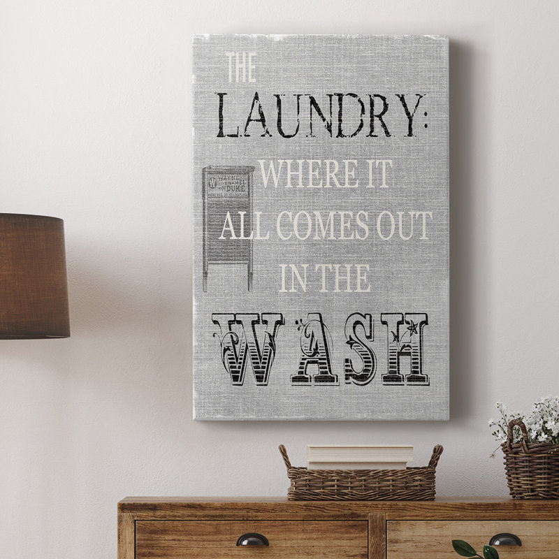 «Out in the Wash» - galerie enveloppée Cavas, H 18 po x l 12 po