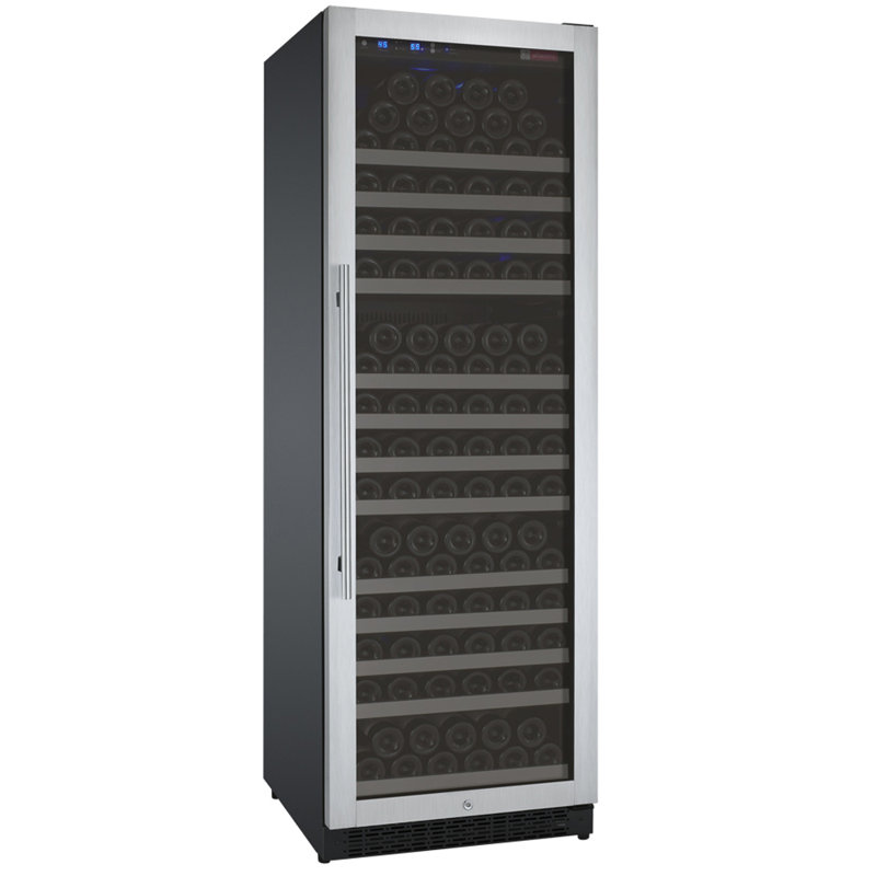 Allavino 24" Wide FlexCount II Tru-Vino 177 Bottle Single Zone Stainless Steel Right Hinge Wine Refrigerator, Right