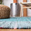 Tapis à rayures en coton tissé à plat Mcleod-589727487