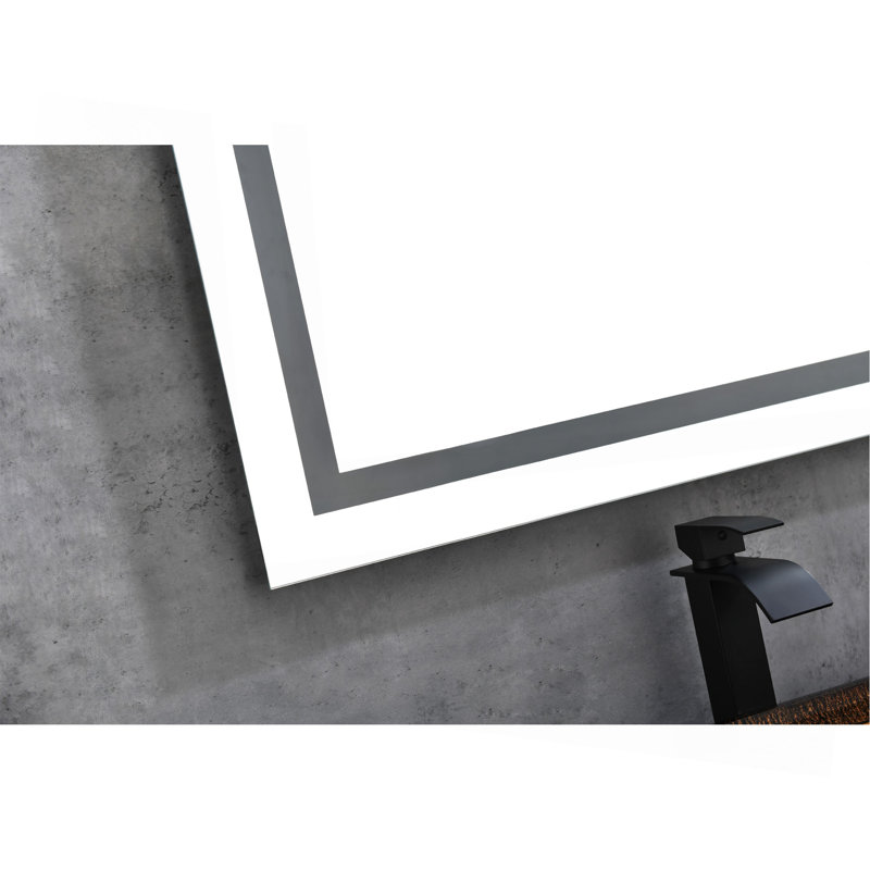 Miroir de salle de bain DEL, 36 po x 60 po