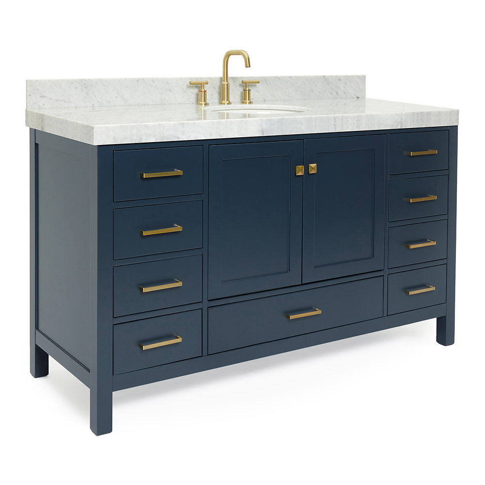 Cambridge 60" Single Bathroom Vanity Ariel Bath Base 
