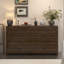 Commode à neuf tiroirs de style rustique-655417053