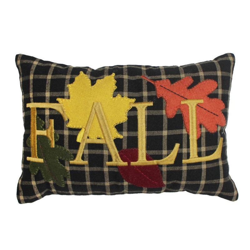 F Fall 12X8 Pillow