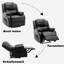 Laekyn Faux Leather Manual Rocker Recliner-1261519929