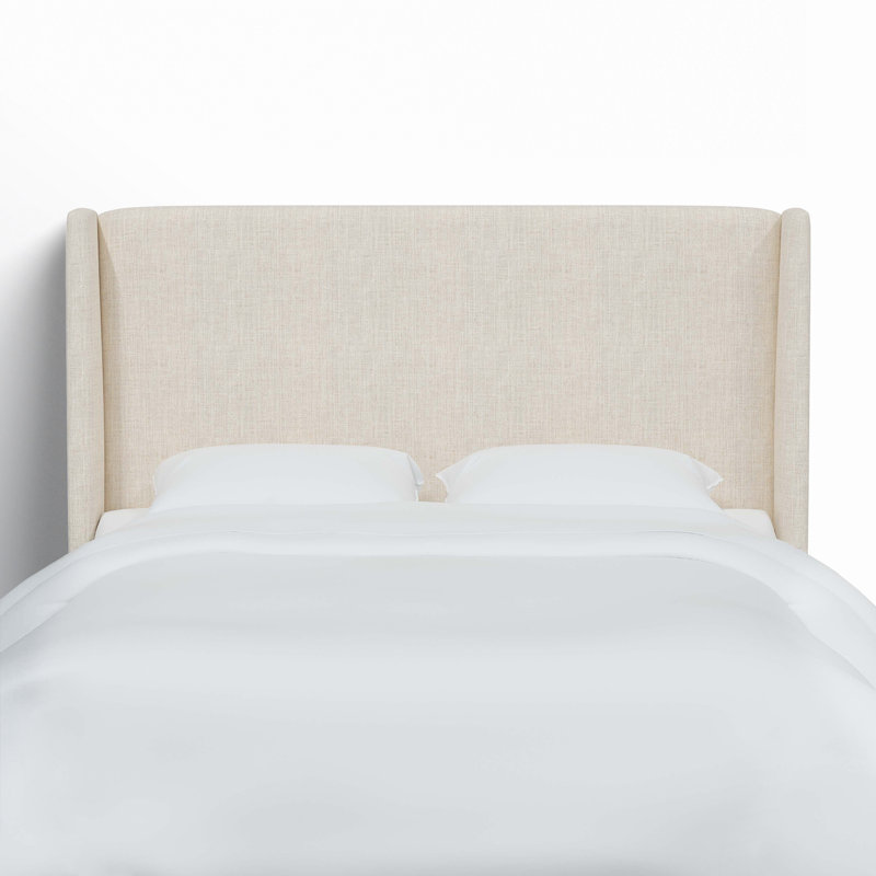 Tilly Upholstered Headboard, California King, Classic Talc Linen