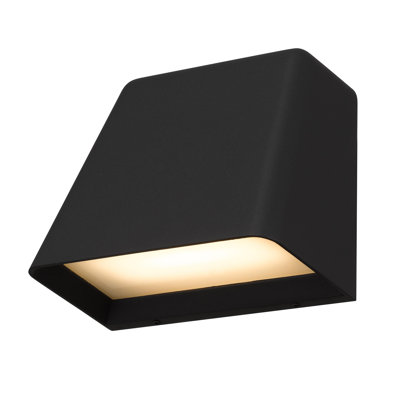 5.5" Sand Black LED Wall Sconce Fixture
