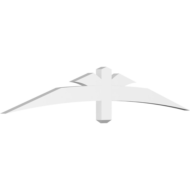 Support pour pignon Davenport, H 12 po x l 72 po (pas: 4/12), P 4 po x F 4 po, Signature uréthane