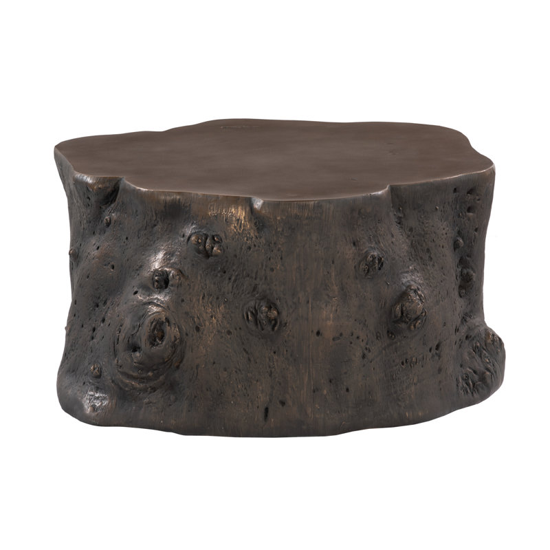 Cast Naturals Solid Coffee Table, Bronze