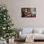 «Cheerful Santa», estampe numérique encadrée par Imagine It Images-1767027882-1767027880