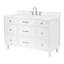 ARIEL Monroe 54 Single Sink Bathroom Vanity with Carrara Quartz Top-600647837-559027418-559027423