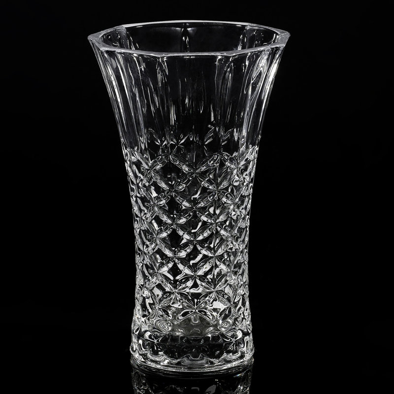 Lorren Home Trends 9" Tall Lead Free flower Vase for Home Décor