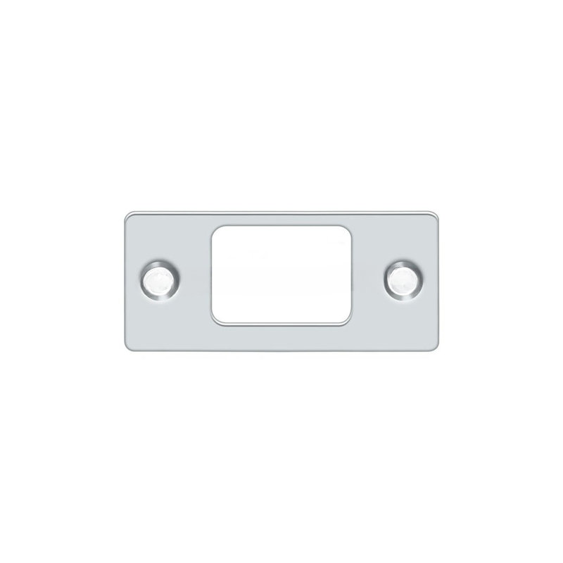 Deltana SP2753U26 Strike Plate, Deadbolt, 2-3/4" x 1-1/4" in Polished Chrome, Polished Chrome