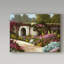 Fikes «Garden Scene 14», reproduction de peinture à l'huile sur toile tendue-25330754