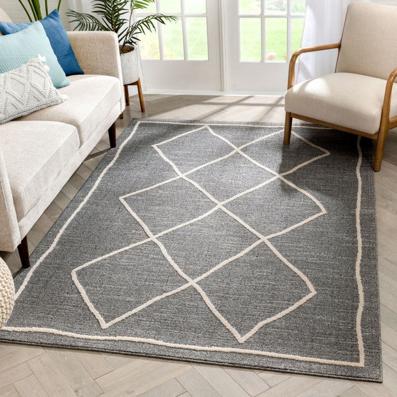 Harlow Moroccan Synthetic Area Rug, Rectangle 160 x 220cm
