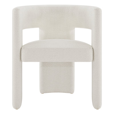Addis Modern Upholstered Barrel Dining Arm Chair