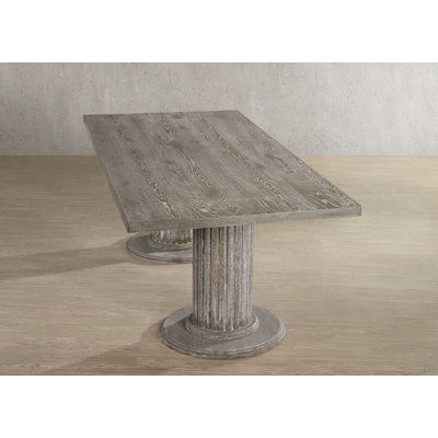Reclaimed Gray Finish Dining Table