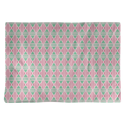 Napperon de 18 po à motif de losanges doublé classique