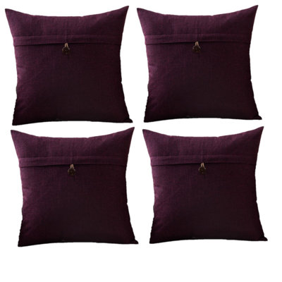 Housses de coussin rétro à un bouton