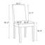 Chaise parsons Almut en gris
