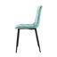 Chaise de salle à manger moderne et simple en velours avec chaises rembourrées en tissu et tabouret pour chambre