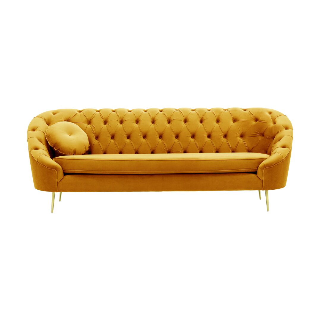 Mann 3 Seater Sofa yellow