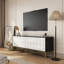 Armoire moderne 4 portes, meuble télé de salon, console de télévision