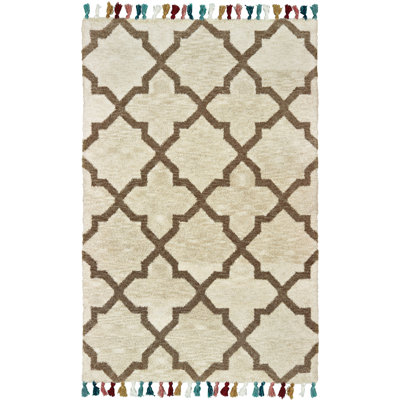 Vidari Hand Tufted Geometric Rug