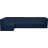 Hellinger 128 " Velvet L-Shaped Seating Component-87384981