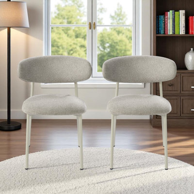 Chaise d'appoint Thicket gris clair (ensemble de 2)