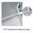 Semi-Frameless Neo-Angle Hinged Shower Door