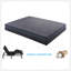 Matelas hybride en mousse viscoélastique imprégnée de gel de 14 pouces, gris foncé, matelas dans une boîte, confort ferme moyen