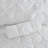 7 Piece Tufted Comforter Set White Cal King