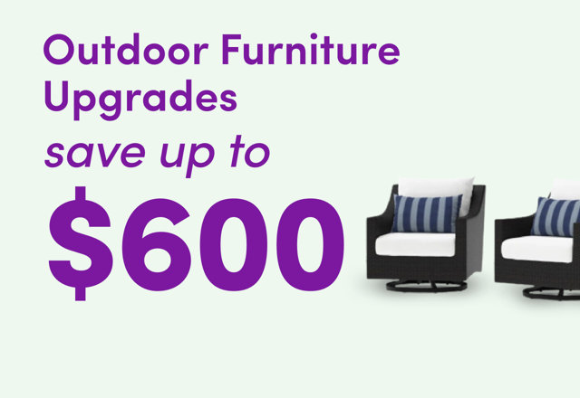 Outdoor Furniture Upgrades Sale