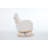 Rocking Chair with Solid Wood Legs-1386882585